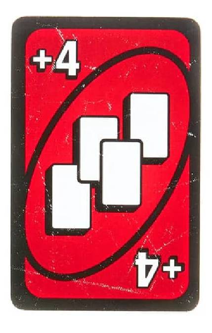 Draw Four (+4) card